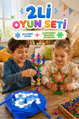 2'li Oyun Seti Buz Krallığı ve Molekül - Eğitici ve Öğretici Oyun Seti